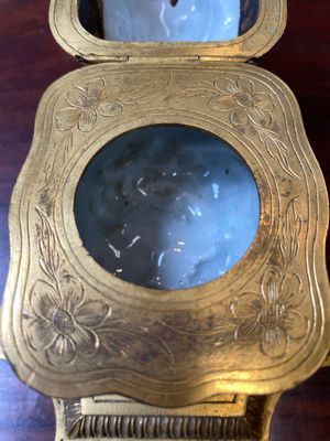A Chinese blue and white gilt bronze-mounted censer in the shape of a Luduan, Wanli — photo 8