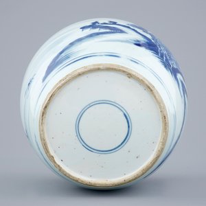 A Chinese blue and white ginger jar, Kangxi — photo 6