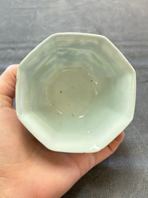 A Chinese blue and white hexagonal bowl and an octagonal bowl, Tianqi/Kangxi — foto 14