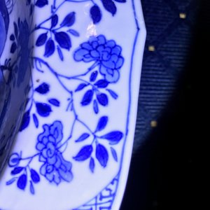 A Chinese blue and white 'horserider' dish, Kangxi mark and of the period — photo 7