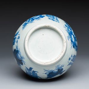 A Chinese blue and white 'Immortals' bottle vase — foto 7
