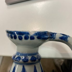 A Chinese blue and white Islamic market 'aftaba' ewer, Kangxi — photo 9