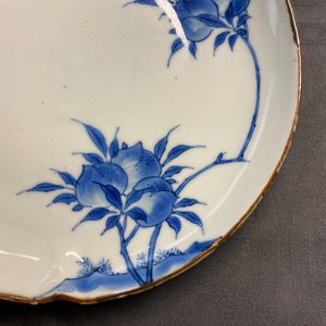 A Chinese blue and white Japanese market ko-sometsuke 'peach' dish, Tianqi — 照片 8
