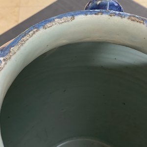 A Chinese blue and white jar with birds in a landscape, Wanli — 照片 26