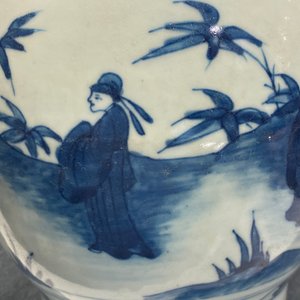 A Chinese blue and white jar with figures in a landscape, Wanli — photo 11