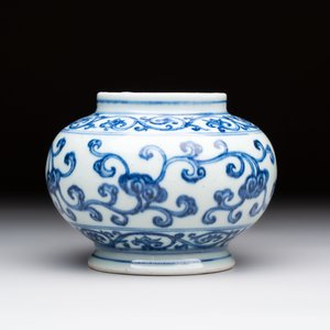 A Chinese blue and white jar with floral design, Ming — foto 3
