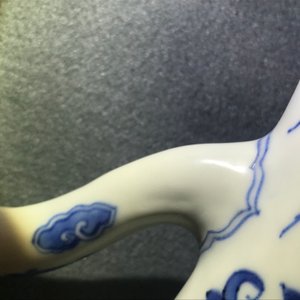 转型期 人物青花瓷坛子 — 照片 11