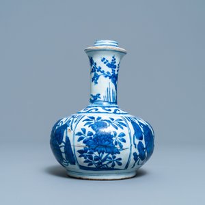 A Chinese blue and white kendi, Wanli — 照片 5