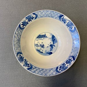 A Chinese blue and white 'klapmuts' bowl, Chenghua mark, Kangxi — 照片 11