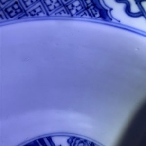 A Chinese blue and white klapmuts bowl, Chenghua mark, Kangxi — 照片 10