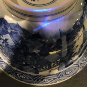 A Chinese blue and white klapmuts bowl, Kangxi mark and of the period — 照片 19