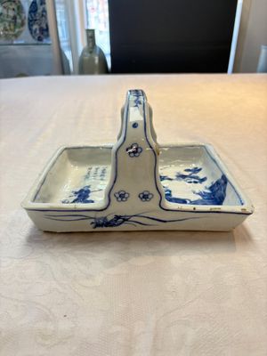 A Chinese blue and white ko-sometsuke basket, possibly Tianqi — photo 3
