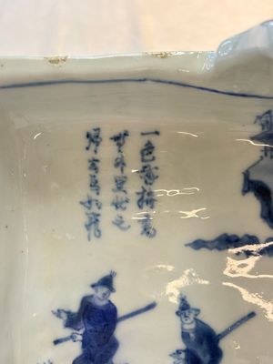 A Chinese blue and white ko-sometsuke basket, possibly Tianqi — photo 5