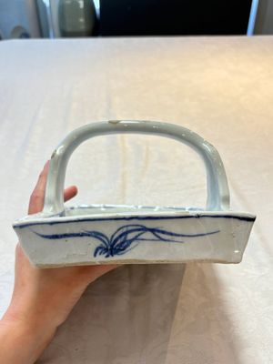 A Chinese blue and white ko-sometsuke basket, possibly Tianqi — photo 10