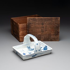 A Chinese blue and white ko-sometsuke basket, possibly Tianqi — photo 1