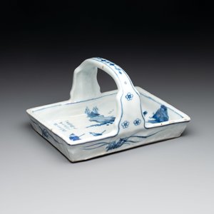 A Chinese blue and white ko-sometsuke basket, possibly Tianqi — photo 2