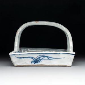 A Chinese blue and white ko-sometsuke basket, possibly Tianqi — photo 6