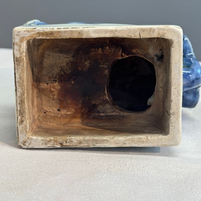 A Chinese blue and white ko-sometsuke 'Buddhist Lion' incense burner  — photo 14