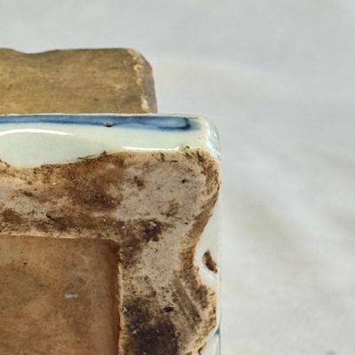A Chinese blue and white ko-sometsuke 'Buddhist Lion' incense burner  — photo 32