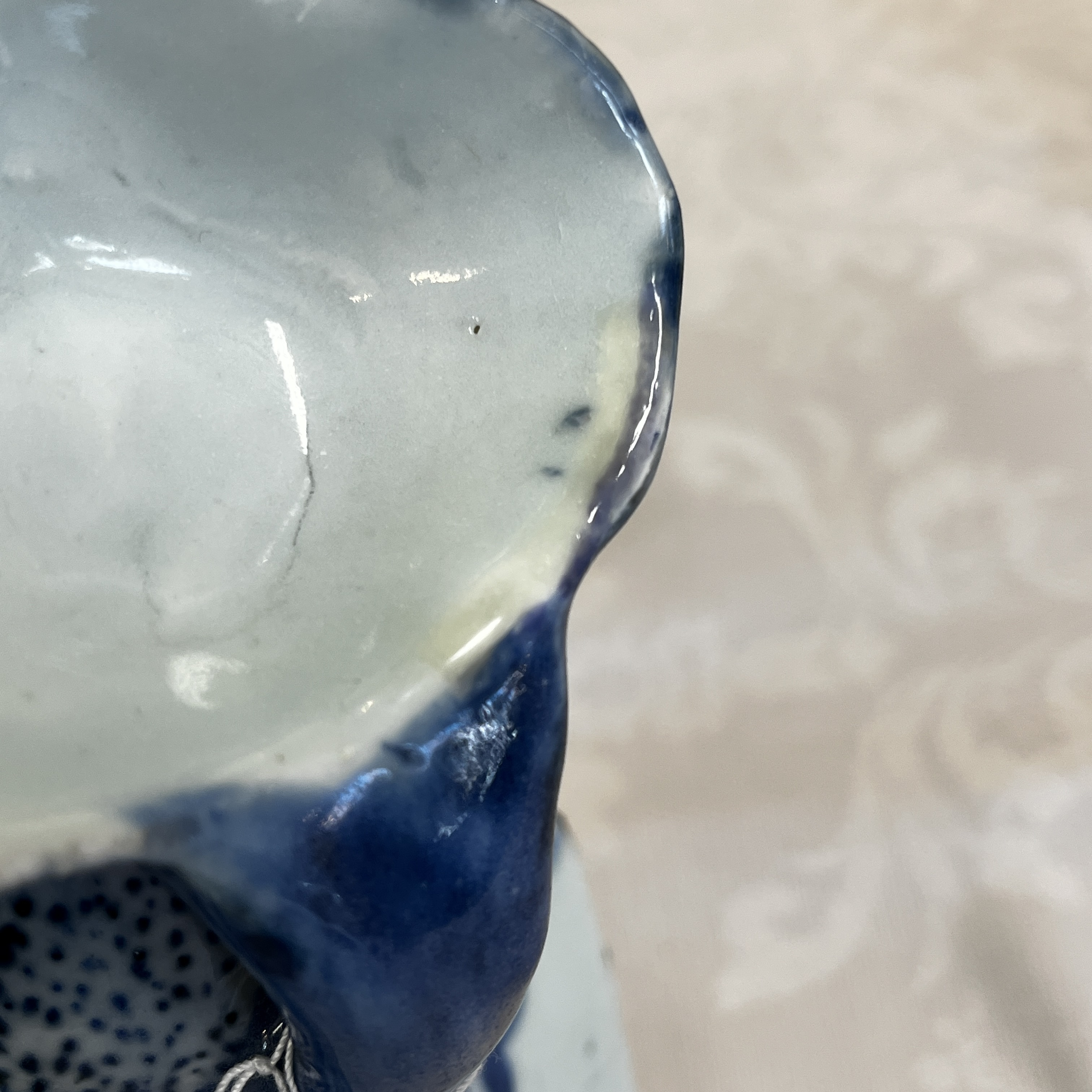 A Chinese blue and white ko-sometsuke 'Buddhist Lion' incense burner  — photo 33