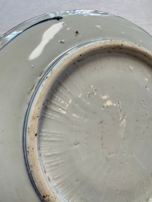 A Chinese blue and white ko-sometsuke 'Buffalo Herder' plate for the Japanese market, Tianqi — photo 11