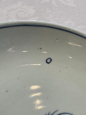 A Chinese blue and white ko-sometsuke 'Buffalo Herder' plate for the Japanese market, Tianqi — photo 7