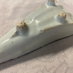 A Chinese blue and white ko-sometsuke 'fan' dish for the Japanese market, Tianqi/Chongzhen — photo 12