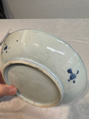 A Chinese blue and white ko-sometsuke 'horses and poem' plate for the Japanese market, Tianqi — photo 12