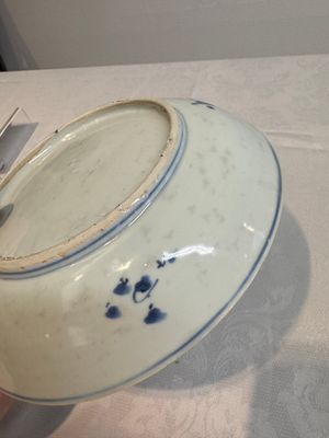 A Chinese blue and white ko-sometsuke 'horses and poem' plate for the Japanese market, Tianqi — photo 13
