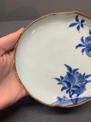 A Chinese blue and white ko-sometsuke 'peach' dish for the Japanese market, Tianqi — photo 10