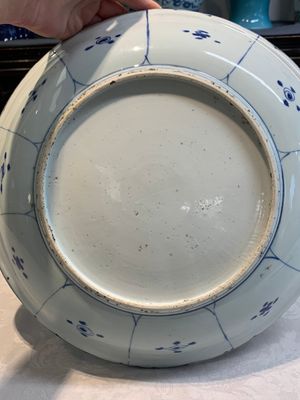 A Chinese blue and white 'kraak' dish with a lion, Wanli — photo 11