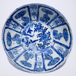 A Chinese blue and white kraak porcelain bowl with a tiger, Ming, Wanli — 照片 7