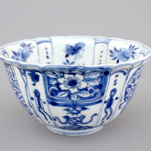 A Chinese blue and white kraak porcelain crow cup, Wan-Li, Ming Dynasty — photo 1