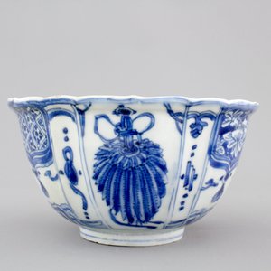A Chinese blue and white kraak porcelain crow cup, Wan-Li, Ming Dynasty — photo 4