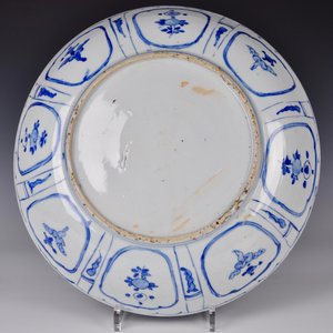 A Chinese blue and white kraak porcelain dish with birds, Ming, Wanli — photo 2