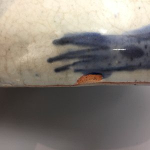 A Chinese blue and white kraak porcelain frog-shaped kendi, Wanli — photo 12