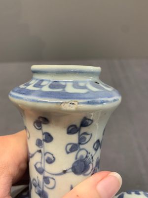 A Chinese blue and white 'kraak' porcelain kendi, Wanli — photo 8