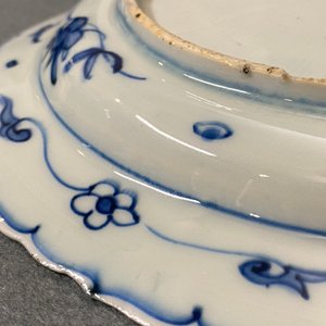 A Chinese blue and white kraak porcelain plate with deer, Wanli — photo 12
