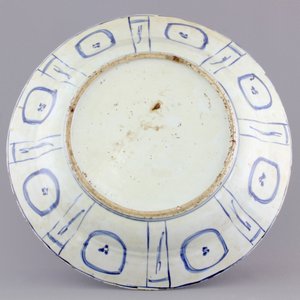 A Chinese blue and white kraak porcelain plate with ducks in a pond, Wan-Li, Ming Dynasty — photo 2