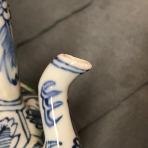 A Chinese blue and white kraak porcelain wine jug and cover, Wanli — 照片 18