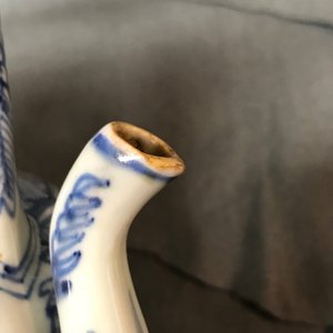 A Chinese blue and white kraak porcelain wine jug and cover, Wanli — photo 11