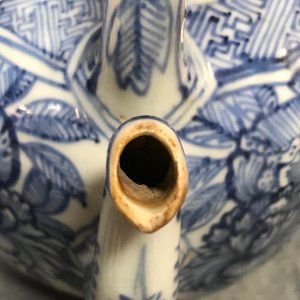 A Chinese blue and white kraak porcelain wine jug and cover, Wanli — photo 10