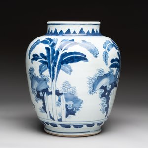 A Chinese blue and white 'Lian Sheng San Ji 連升三級' vase, Transitional period — foto 3