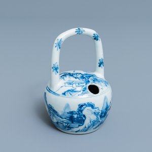 A Chinese blue and white lime pot for the Vietnamese market, Kangxi — 照片 1