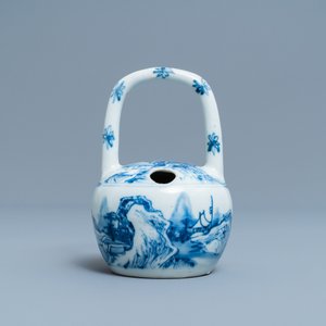 A Chinese blue and white lime pot for the Vietnamese market, Kangxi — 照片 2
