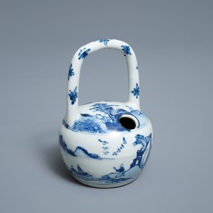 A Chinese blue and white lime pot for the Vietnamese market, Kangxi — photo 1