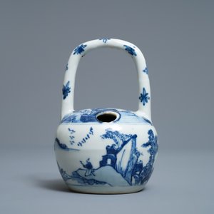 A Chinese blue and white lime pot for the Vietnamese market, Kangxi — photo 2