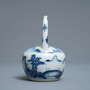 A Chinese blue and white lime pot for the Vietnamese market, Kangxi — photo 5