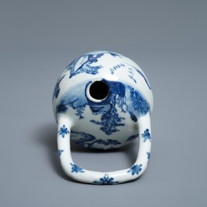 A Chinese blue and white lime pot for the Vietnamese market, Kangxi — photo 6