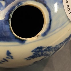 A Chinese blue and white lime pot for the Vietnamese market, Kangxi — photo 9